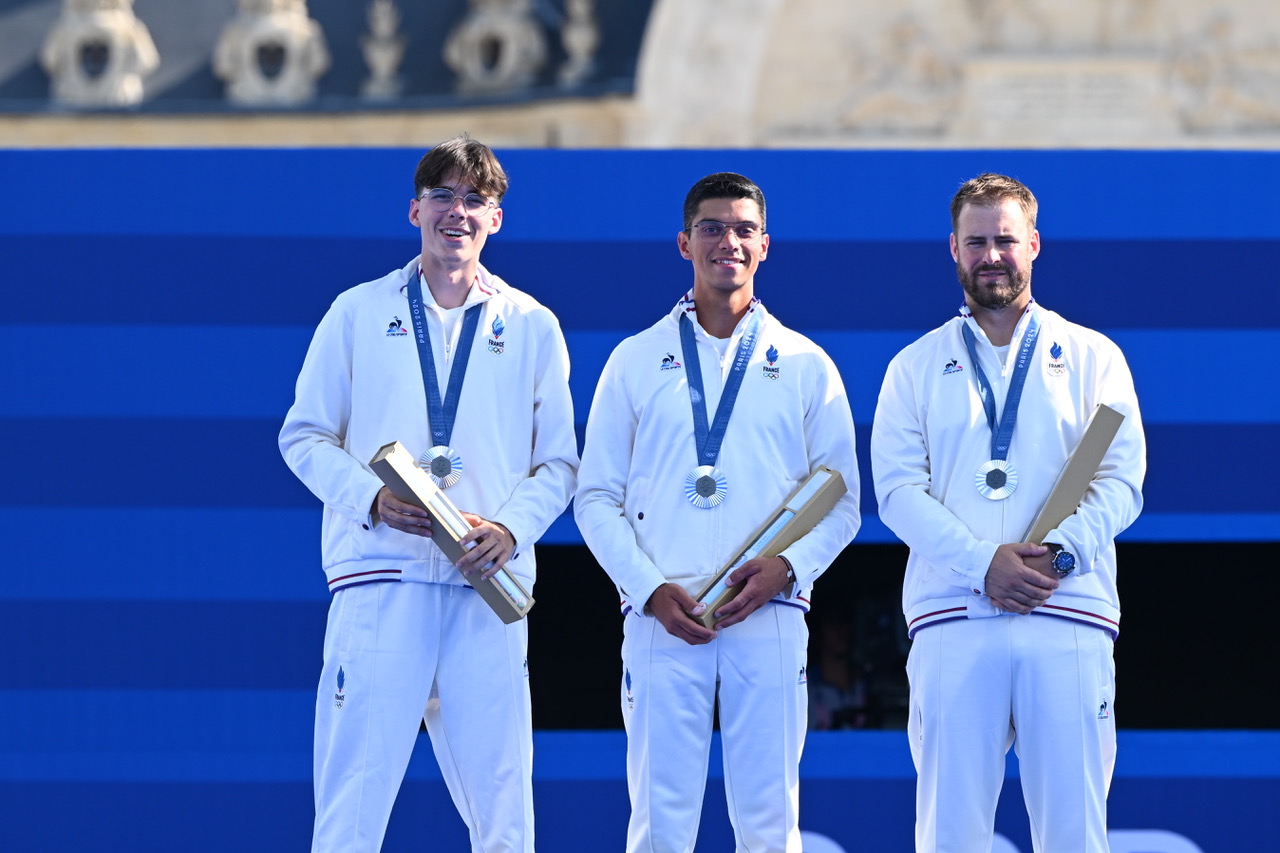 Équipe de France masculine de tir à l’arc, médaille d’argent