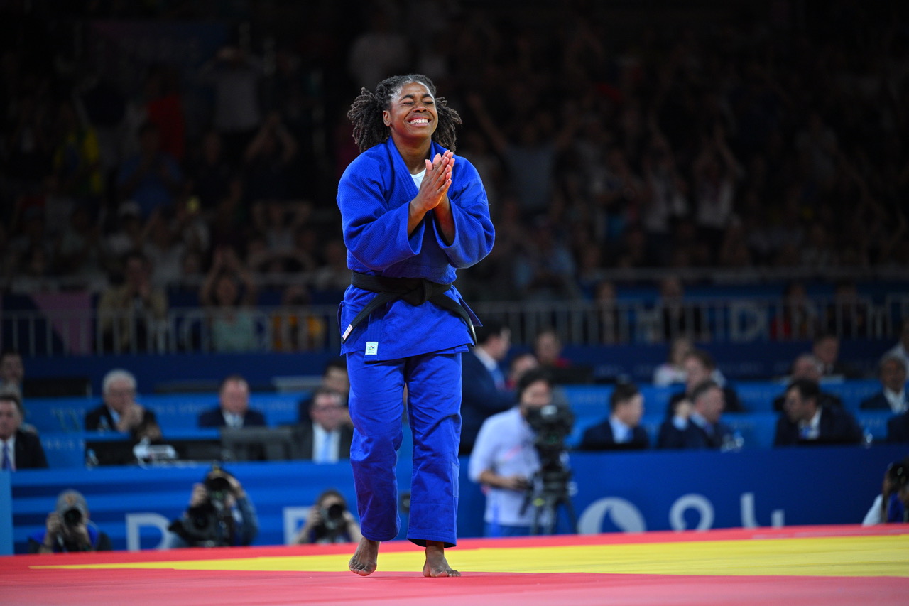 Sarah-Léonie Cysique (judo), médaille de bronze en – 57 kg