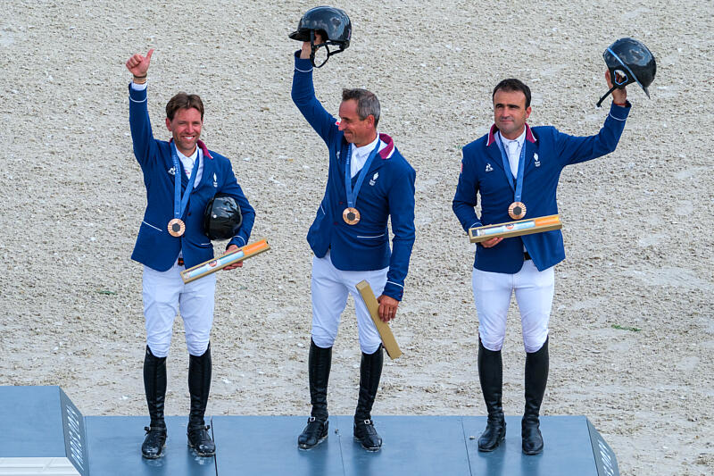Équipe de France de saut d’obstacle (équitation), médaille de bronze