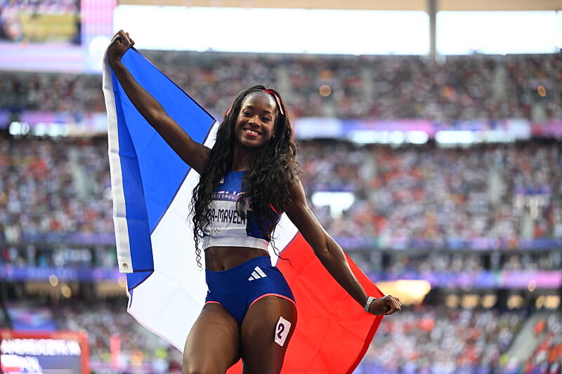 Cyrena Samba-Mayela (athlétisme), médaille d’argent sur 100 m haies