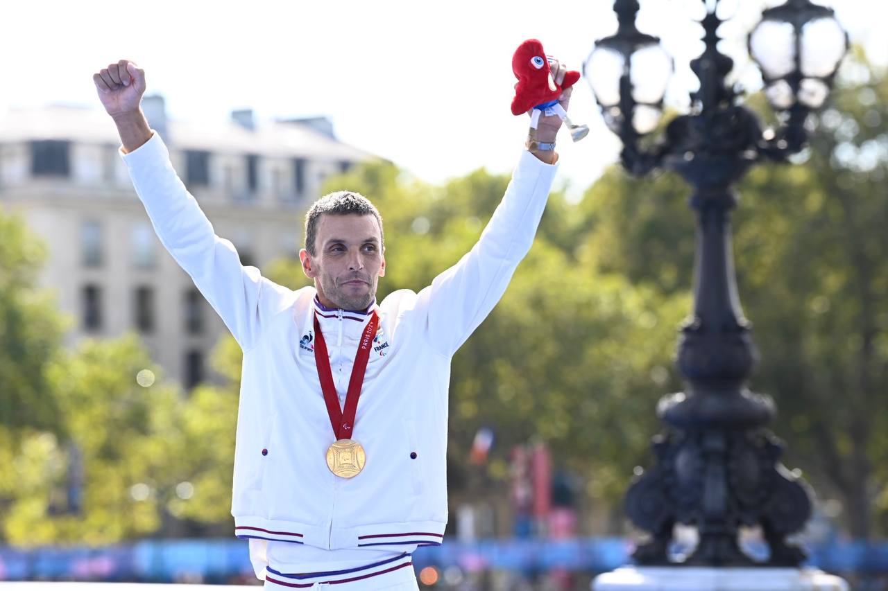 Alexis Hanquinquant (para triathlon), médaillé d’or en PT54