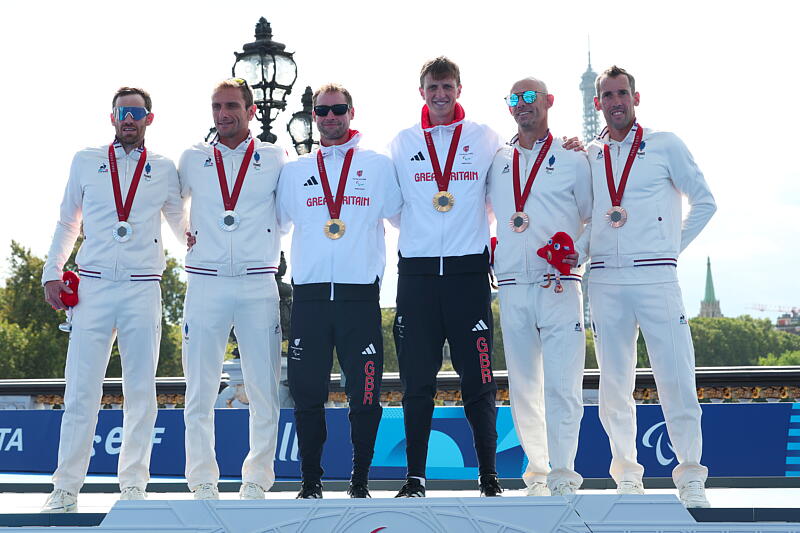  Thibaut Rigaudeau et Antoine Perel (para triathlon), médaille d’argent et bronze en PTVI