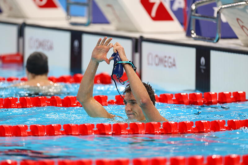 Alex Portal (para natation), médaille d’argent sur 200 m 4 nages S13 