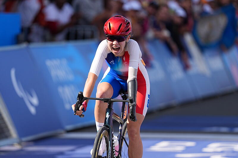 Heïdi Gaugain (para cyclisme), médaille d’argent en course en ligne C5