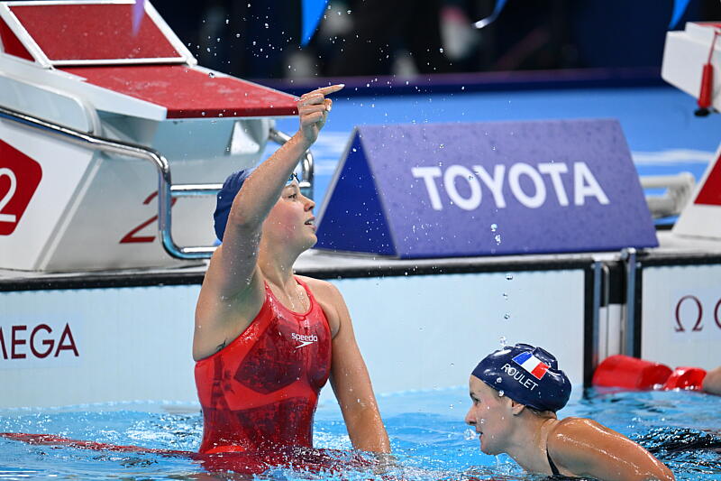 Emeline Pierre (para natation), médaille de bronze sur 100 m dos S10