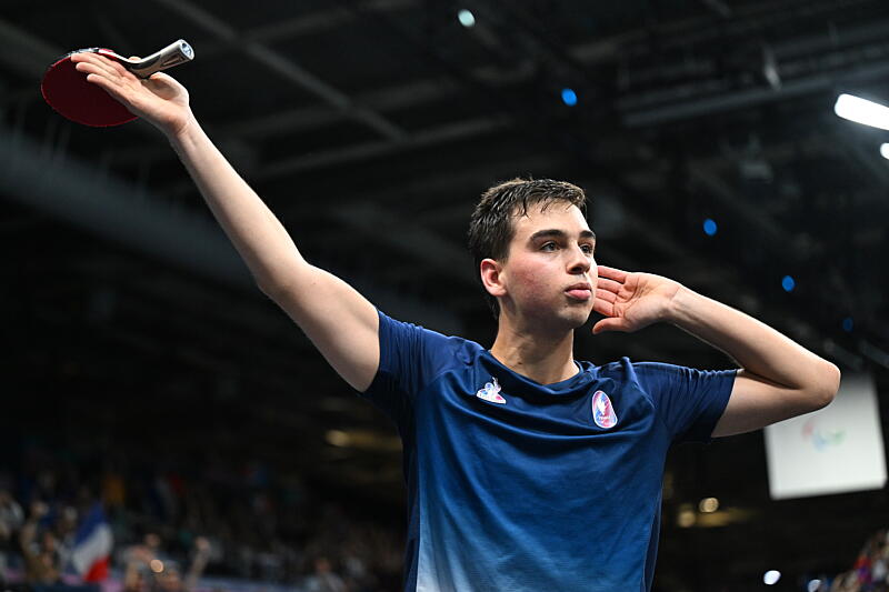 Lucas Didier (para tennis de table), médaille d’argent en simple S9