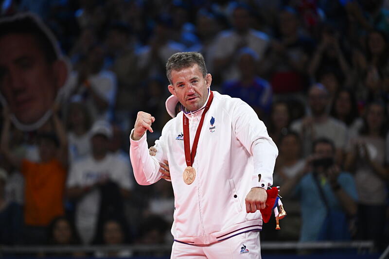 Cyril Jonard (para judo), médaille de bronze en - 90 kg/J1 