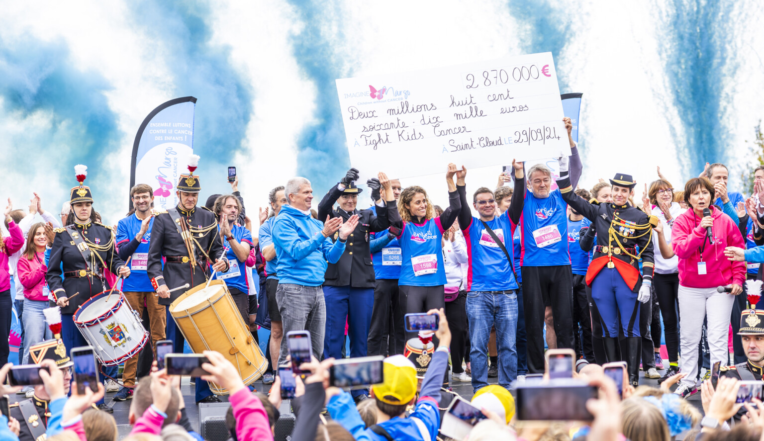 La course Enfants sans Cancer organisée par l’association Imagine for Margo et qui se déroulait au Domaine national de Saint-Cloud et en connecté partout dans le monde, a, une nouvelle fois, battu tous les records.