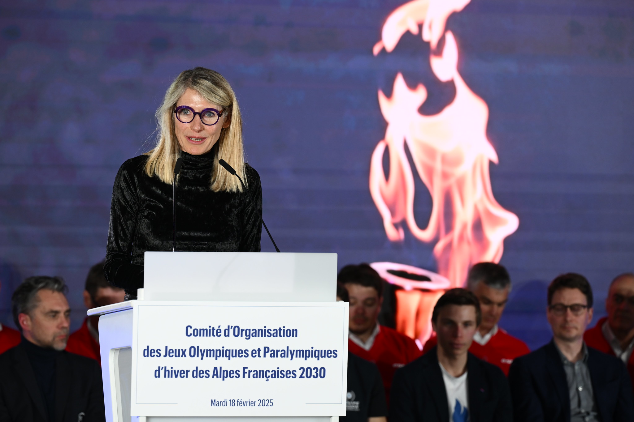 Marie Barsacq, discours lors du Lancement du COJOP Alpes Françaises 2030