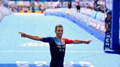 Alexis Hanquinquant, médaille d'or en para triathlon hommes PTS4